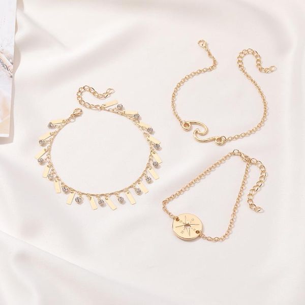 charm bracelets tassel bracelet set fashion 3-piece crystal charms gold color for women & bangles jewelry femme, Golden;silver
charm bracelets tassel bracelet set fashion 3-piece crystal charms gold color for women & bangles jewelry femme, Golden;silver