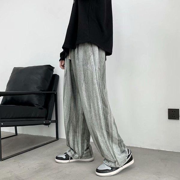 spring summer wide-leg pants men's fashion retro casual men streetwear korean hip-hop straight tie-dye mens trousers, Black
spring summer wide-leg pants men's fashion retro casual men streetwear korean hip-hop straight tie-dye mens trousers, Black