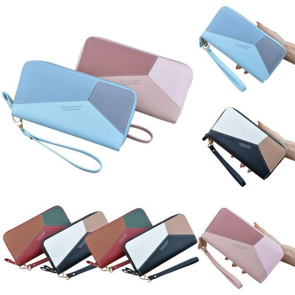 wallets fashion women bifold wallet leather clutch card holder ladys purse long, Red;black
wallets fashion women bifold wallet leather clutch card holder ladys purse long, Red;black