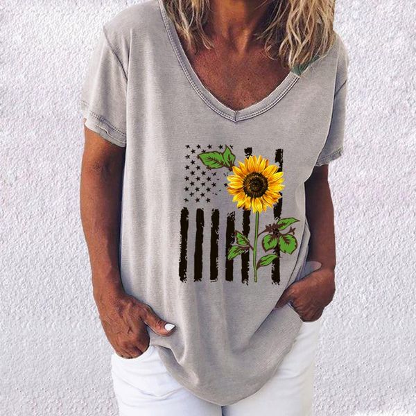 women's t-shirt vintage women t-shirts fashion casual flower print v-neck loose short sleeve pullover plus size mujer camisetas #t3g, White
women's t-shirt vintage women t-shirts fashion casual flower print v-neck loose short sleeve pullover plus size mujer camisetas #t3g, White