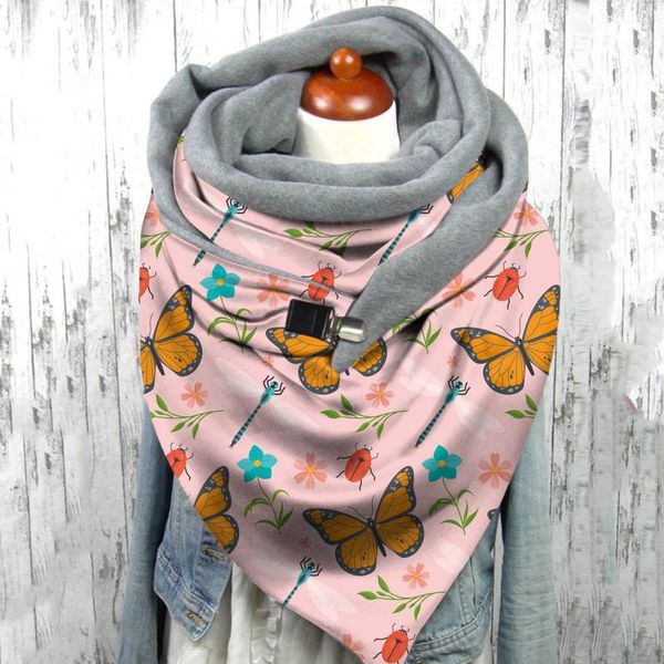 scarves 2021 scarf women fashion winter vintage butterfly print button soft wrap casual warm shawls, Blue;gray
scarves 2021 scarf women fashion winter vintage butterfly print button soft wrap casual warm shawls, Blue;gray