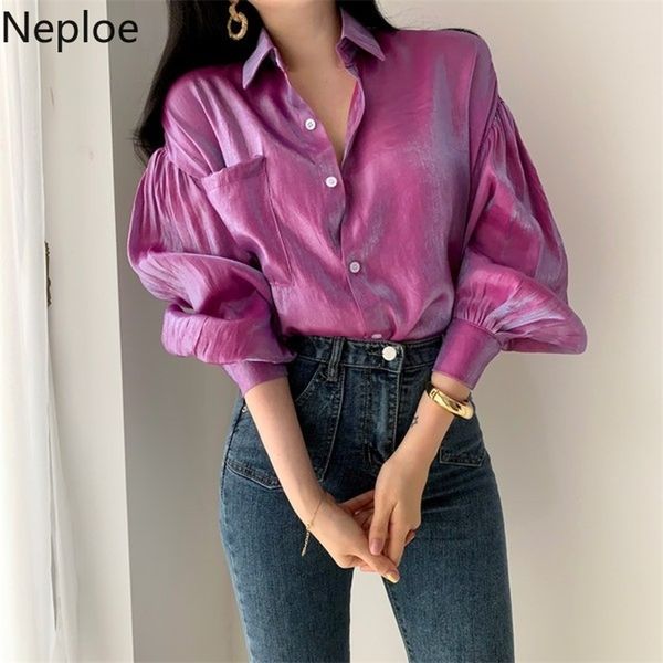 autumn reflective loose vintage fashion solid thin retro elegant women all match casual shirts 3 colors 210422, White
autumn reflective loose vintage fashion solid thin retro elegant women all match casual shirts 3 colors 210422, White