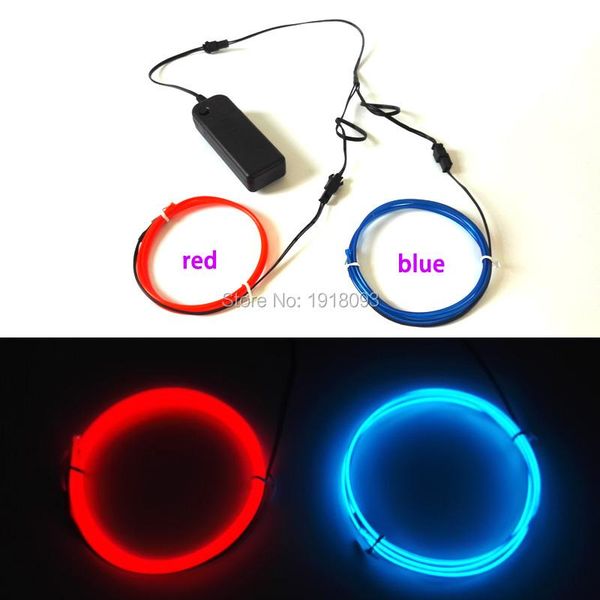 2.3mm 1m 2pieces flexible el wire energy saving neon light rope tube with 3v drive led strip toys model decoration strips
2.3mm 1m 2pieces flexible el wire energy saving neon light rope tube with 3v drive led strip toys model decoration strips