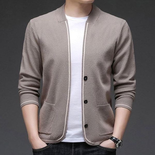 men's sweaters cardigan sweater british style v-neck knitwear autumn loose men sweatercoat casual knitted, White;black
men's sweaters cardigan sweater british style v-neck knitwear autumn loose men sweatercoat casual knitted, White;black
