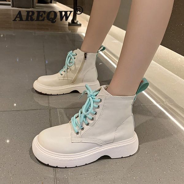 boots soft leather women white ankle motorcycle female spring autumn shoes woman punk, Black
boots soft leather women white ankle motorcycle female spring autumn shoes woman punk, Black