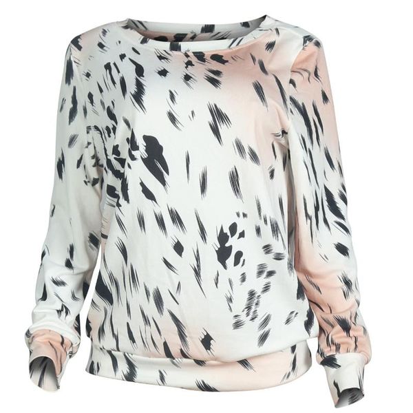 women's t-shirt spring summer leopard round neck woman tshirts long sleeve loose women casual soft tee shirts female street style, White
women's t-shirt spring summer leopard round neck woman tshirts long sleeve loose women casual soft tee shirts female street style, White