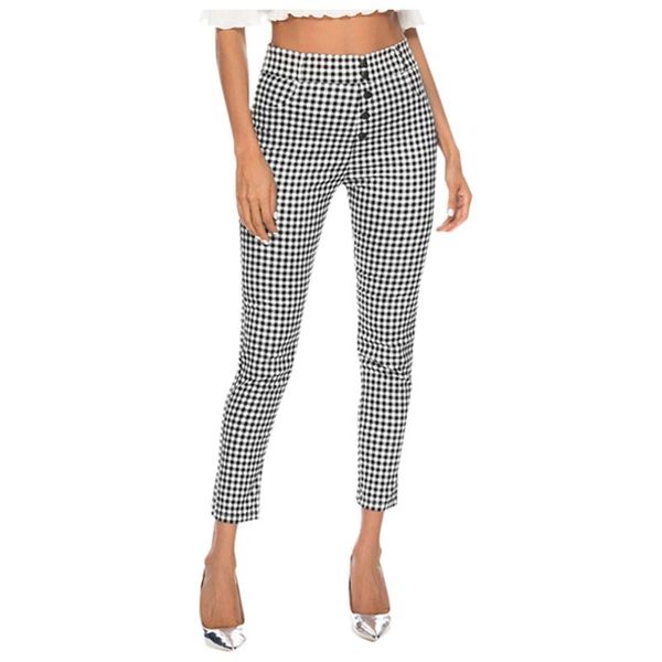 autumn cotton straight ankle-length pants with zipper casual loose plaid trousers women pantalon mujer#y2 women's & capris, Black;white
autumn cotton straight ankle-length pants with zipper casual loose plaid trousers women pantalon mujer#y2 women's & capris, Black;white