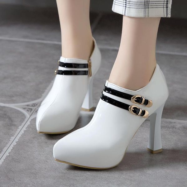 dress shoes concise office pumps patent leather autumn slip-on black high heels ladies women zapatos de lady
dress shoes concise office pumps patent leather autumn slip-on black high heels ladies women zapatos de lady