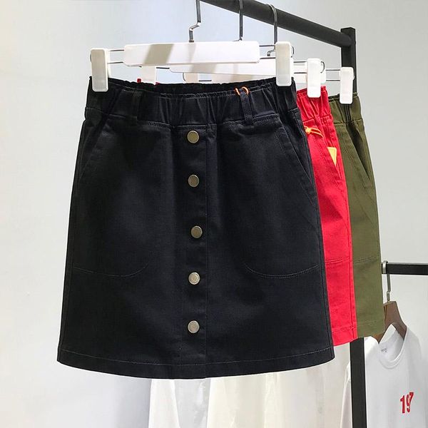 skirts denim skirt cotton preppy style solid a-line single breasted above knee mini lenght natural waist autumn 2021, Black
skirts denim skirt cotton preppy style solid a-line single breasted above knee mini lenght natural waist autumn 2021, Black