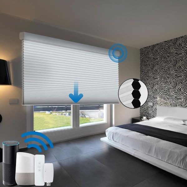 smart home control tuya wifi cellular shade for window blackout honeycomb built in battery alexa google life
smart home control tuya wifi cellular shade for window blackout honeycomb built in battery alexa google life