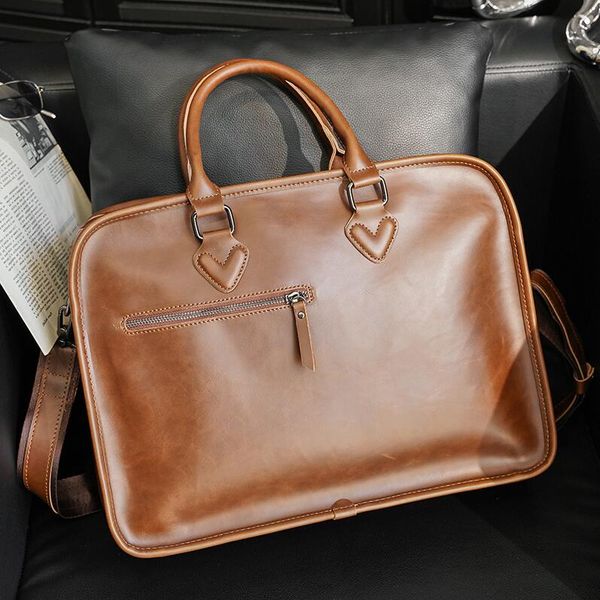wholesale factory men shoulder bags retro crazy horse leather handbag joker shaped leather business briefcase simple solid color multifuncti
wholesale factory men shoulder bags retro crazy horse leather handbag joker shaped leather business briefcase simple solid color multifuncti
