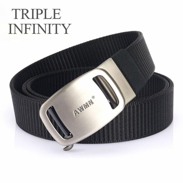 waist support jeans belt for men wearable nylon tactical male metal automatic buckle business work belts, Black;gray
waist support jeans belt for men wearable nylon tactical male metal automatic buckle business work belts, Black;gray