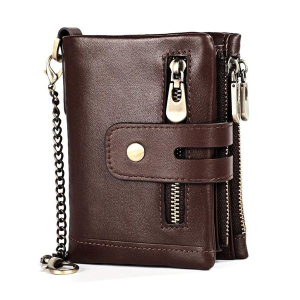 wallets men's leather wallet rfid zipper women's buckle retro multifunctional short coin bag, Red;black
wallets men's leather wallet rfid zipper women's buckle retro multifunctional short coin bag, Red;black