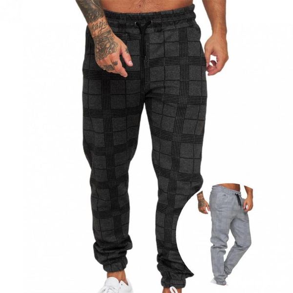 men's pants jogger simple print elastic waist men trousers pockets for home, Black
men's pants jogger simple print elastic waist men trousers pockets for home, Black