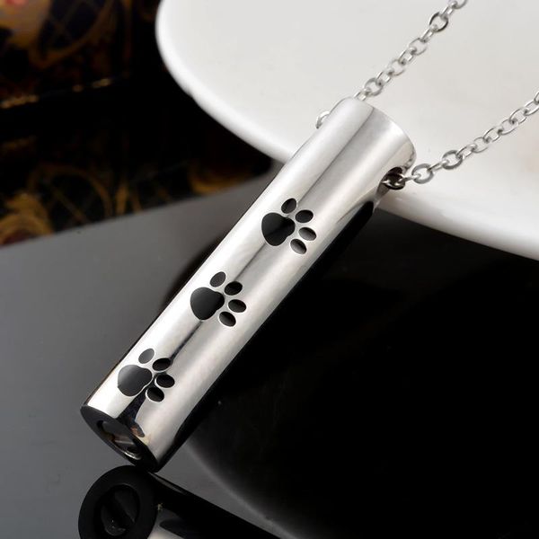 pendant necklaces necklaces001 animal paws laser pet urn necklace tube cremation locket hold ashes stainless steel jewelry for your loved pe, Silver
pendant necklaces necklaces001 animal paws laser pet urn necklace tube cremation locket hold ashes stainless steel jewelry for your loved pe, Silver