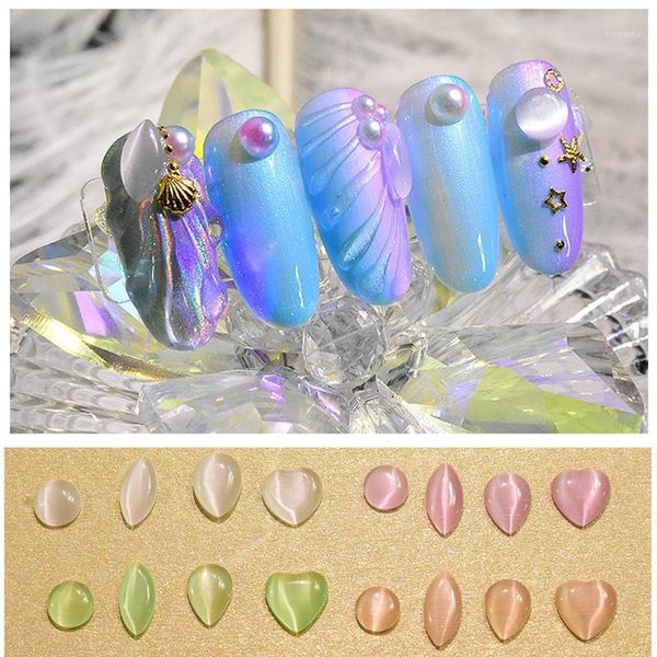 10pcs valentine cat's eye love heart mix opal stones white pink rhinestones nail art accessories diy 3d decorations charms1, Silver;gold
10pcs valentine cat's eye love heart mix opal stones white pink rhinestones nail art accessories diy 3d decorations charms1, Silver;gold