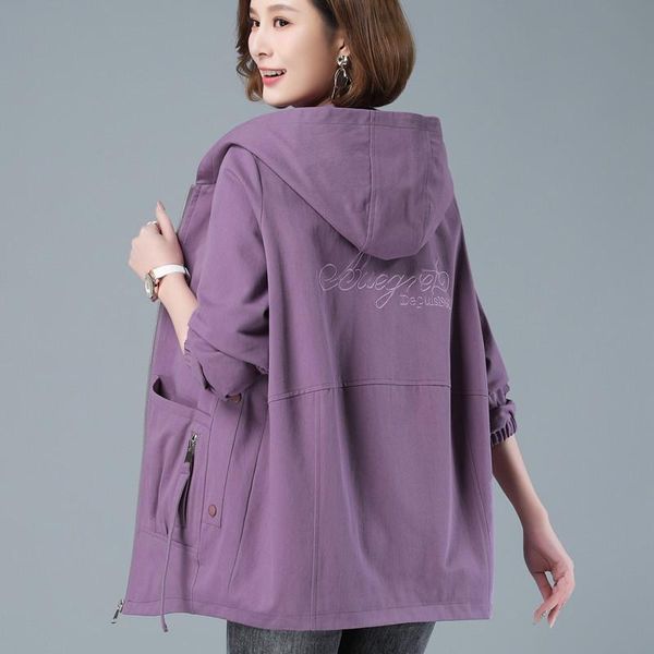 women's trench coats windbreaker female spring autumn jacket loose plus size 4xl women hooded outerwear casual women's clothing ah, Tan;black
women's trench coats windbreaker female spring autumn jacket loose plus size 4xl women hooded outerwear casual women's clothing ah, Tan;black