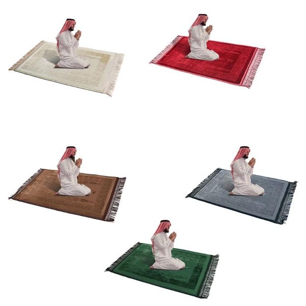 carpets muslim prayer mat thicken velvet plush carpet vintage embossed floral pattern fringe tassels anti-slip rug turkish islamic padde
carpets muslim prayer mat thicken velvet plush carpet vintage embossed floral pattern fringe tassels anti-slip rug turkish islamic padde