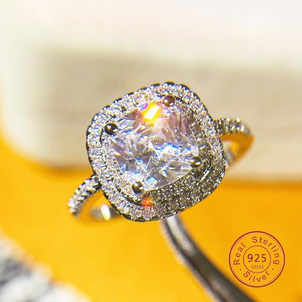 cluster rings fashion real 925 sterling silver wedding for women mosaic white cubic zircon engagement jewelry girlfriend gift bijoux, Golden;silver
cluster rings fashion real 925 sterling silver wedding for women mosaic white cubic zircon engagement jewelry girlfriend gift bijoux, Golden;silver