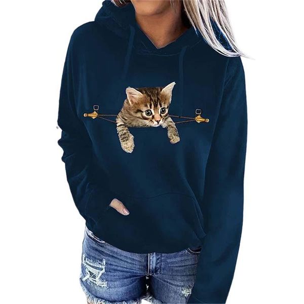 women's hoodies & sweatshirts 2021 autumn oversized women kawaii cat pattern print pullovers female streetwear ladies hoody casual swe, Black
women's hoodies & sweatshirts 2021 autumn oversized women kawaii cat pattern print pullovers female streetwear ladies hoody casual swe, Black