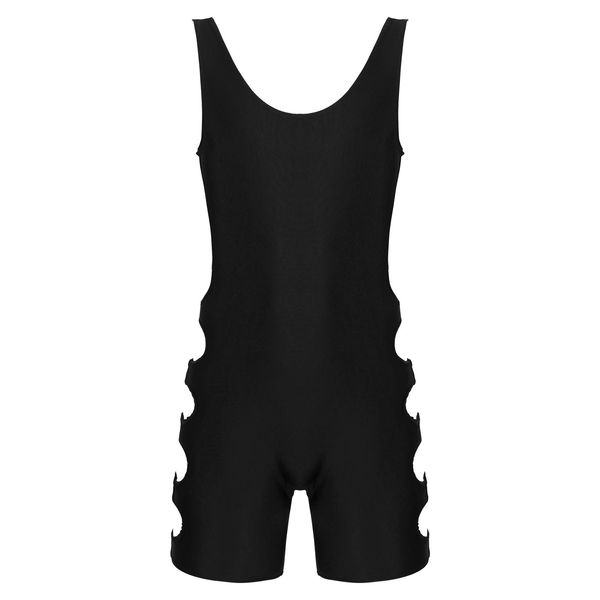 Mens Gymnastic Leotard Bodysuit for Exercise Cycling Solid Color Slim Fit Jumpsuit Sleeveless Hollow Out Workout Running Fitness, Black;white
Mens Gymnastic Leotard Bodysuit for Exercise Cycling Solid Color Slim Fit Jumpsuit Sleeveless Hollow Out Workout Running Fitness, Black;white