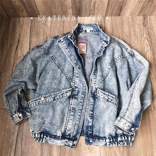 boyfriend casual demin jacket autumn korean style vintage jeans coat plus size long-sleeved loose streetwear outwears 2021 women's jack, Black;brown
boyfriend casual demin jacket autumn korean style vintage jeans coat plus size long-sleeved loose streetwear outwears 2021 women's jack, Black;brown