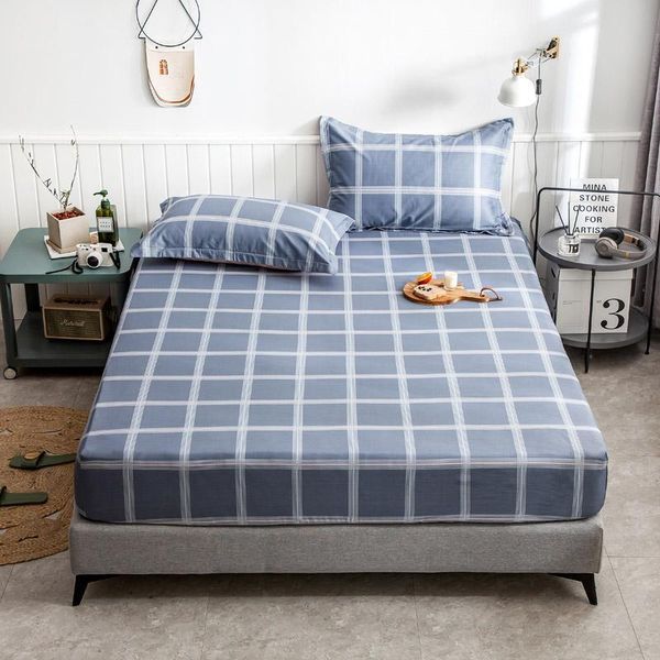 sheets & sets fashion plaid fitted sheet cotton fabric bedding king elastic bed rubber band mattress cover protector luxury case
sheets & sets fashion plaid fitted sheet cotton fabric bedding king elastic bed rubber band mattress cover protector luxury case