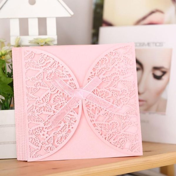 greeting cards 10pcs iridescent paper laser cut wedding invitation card carved butterfly pattern hollow out craft party decoration
greeting cards 10pcs iridescent paper laser cut wedding invitation card carved butterfly pattern hollow out craft party decoration
