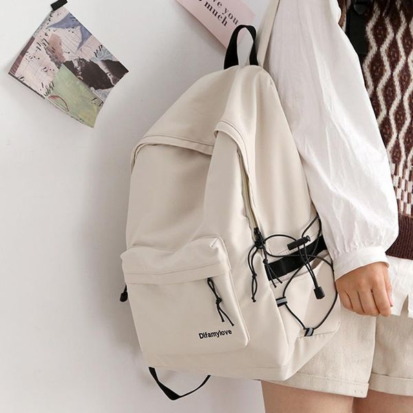 backpack solid color women rucksack large school bag for teenage girls fashion college student back pack mochila feminina 2 size
backpack solid color women rucksack large school bag for teenage girls fashion college student back pack mochila feminina 2 size