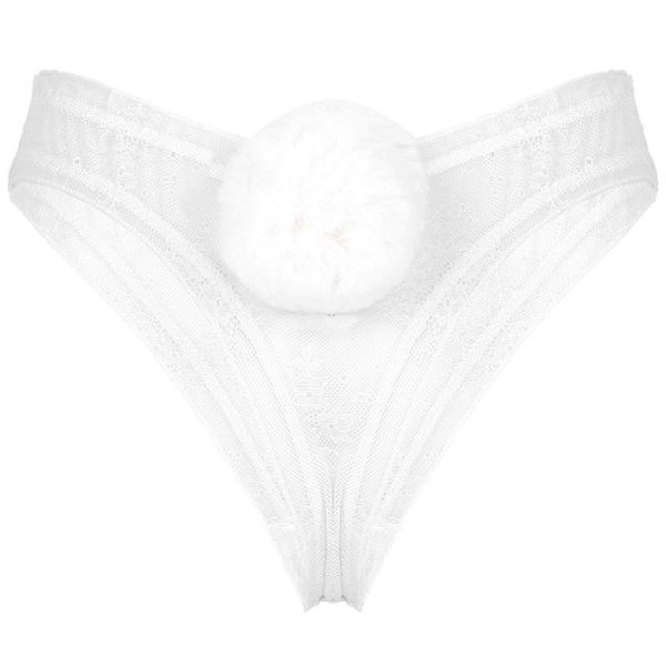 women femme see-through trans lace lingerie panties cute low rise briefs underwear thong g-string with removable fluffy ball women's, Black;pink
women femme see-through trans lace lingerie panties cute low rise briefs underwear thong g-string with removable fluffy ball women's, Black;pink