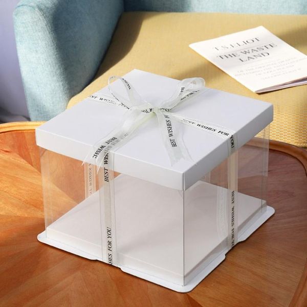 gift wrap 2 pcs white clear cake box 10x10x7 inch for 6 to 9 1 tier cakes home bakery package display
gift wrap 2 pcs white clear cake box 10x10x7 inch for 6 to 9 1 tier cakes home bakery package display