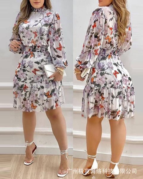 casual dresses printed dress women's clothing 2021 summer half high collar single line side coat party, Black;gray
casual dresses printed dress women's clothing 2021 summer half high collar single line side coat party, Black;gray