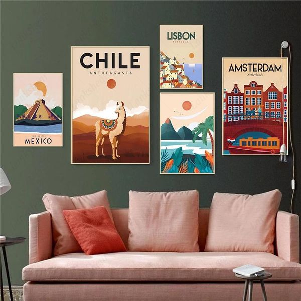 paintings nordic vintage travel cities poster chile amsterdam mexico beach landscape wall art canvas painting hd print pictures home decor
paintings nordic vintage travel cities poster chile amsterdam mexico beach landscape wall art canvas painting hd print pictures home decor