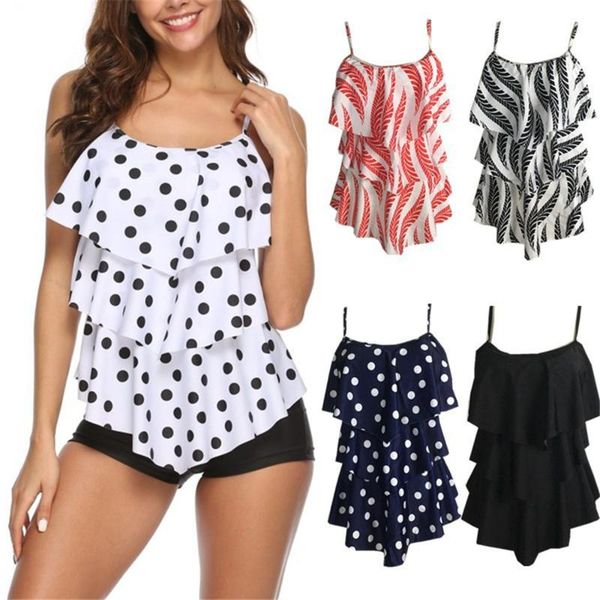 women's swimwear plus size two piece swimsuit polka dot print women ruffle push up shorts bathing suit 2xl beach pad, White;black
women's swimwear plus size two piece swimsuit polka dot print women ruffle push up shorts bathing suit 2xl beach pad, White;black