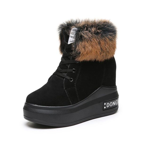 boots 2021 autumn and winter women's shoes korean version of the thick bottom increased suede fashion snow cotton, Black
boots 2021 autumn and winter women's shoes korean version of the thick bottom increased suede fashion snow cotton, Black