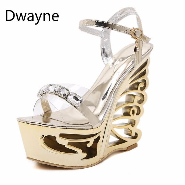 dwayne style summer fashion buckle wristband metal decorative waterproofing special-shaped super heel sandals, Black
dwayne style summer fashion buckle wristband metal decorative waterproofing special-shaped super heel sandals, Black