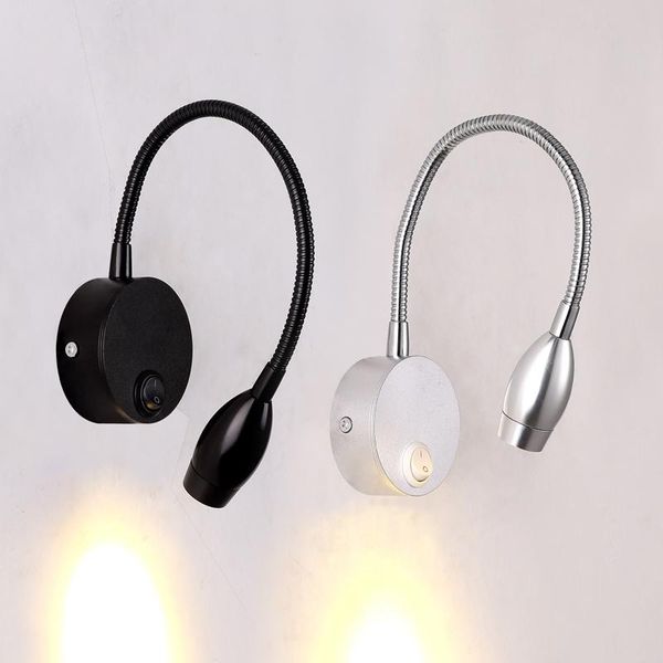 wall lamp ac85-265v modern led flexible 1w 3w bathroom mirror light silver bedside reading study cconces luminaire lamps
wall lamp ac85-265v modern led flexible 1w 3w bathroom mirror light silver bedside reading study cconces luminaire lamps