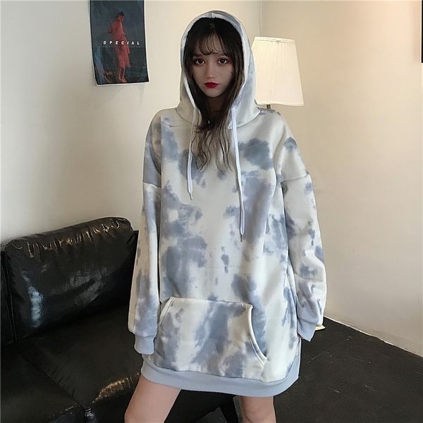 quality bodyguard women's spring and autumn 2021 new korean loose medium length tie dyed long sleeve couple hooded coat, Black
quality bodyguard women's spring and autumn 2021 new korean loose medium length tie dyed long sleeve couple hooded coat, Black