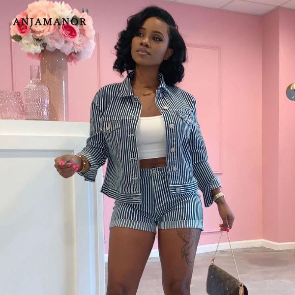 blue striped two piece set shorts long sleeve jacket fashion suits 2021 outfits women matching sets d45-ba30 women's tracksuits, Gray
blue striped two piece set shorts long sleeve jacket fashion suits 2021 outfits women matching sets d45-ba30 women's tracksuits, Gray