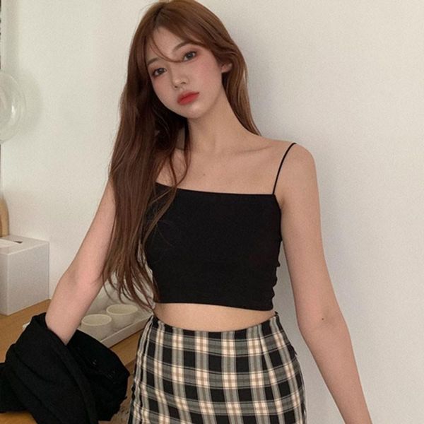 women's tanks & camis strapless women camisole female summer vest solid skinny thin short t-shirt fashion strecthy clubwear lady underw, White
women's tanks & camis strapless women camisole female summer vest solid skinny thin short t-shirt fashion strecthy clubwear lady underw, White
