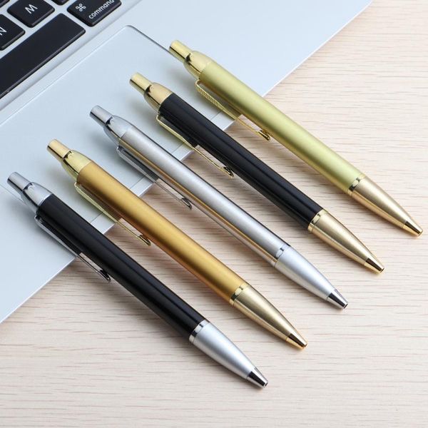 1/10/pcs ball pen press style commercial metal ballpoint pens for school office core automatic ink black blue, Blue;orange
1/10/pcs ball pen press style commercial metal ballpoint pens for school office core automatic ink black blue, Blue;orange