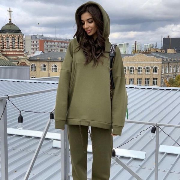 female sweatshirt oversized hoodie outfits pullover casual women's winter clothes 2021 tracksuit two piece set sport suit hoodies & swe, Black
female sweatshirt oversized hoodie outfits pullover casual women's winter clothes 2021 tracksuit two piece set sport suit hoodies & swe, Black