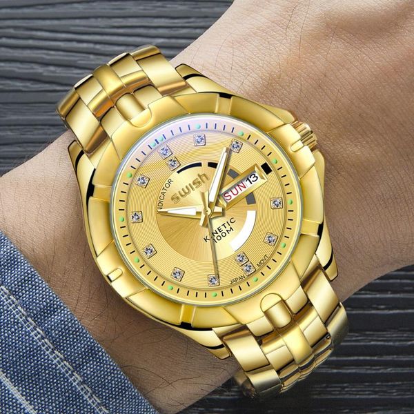 wristwatches swish gold business men watches geneva designer quartz diamond dress watch man relogio masculino reloj hombre 2021, Slivery;brown
wristwatches swish gold business men watches geneva designer quartz diamond dress watch man relogio masculino reloj hombre 2021, Slivery;brown