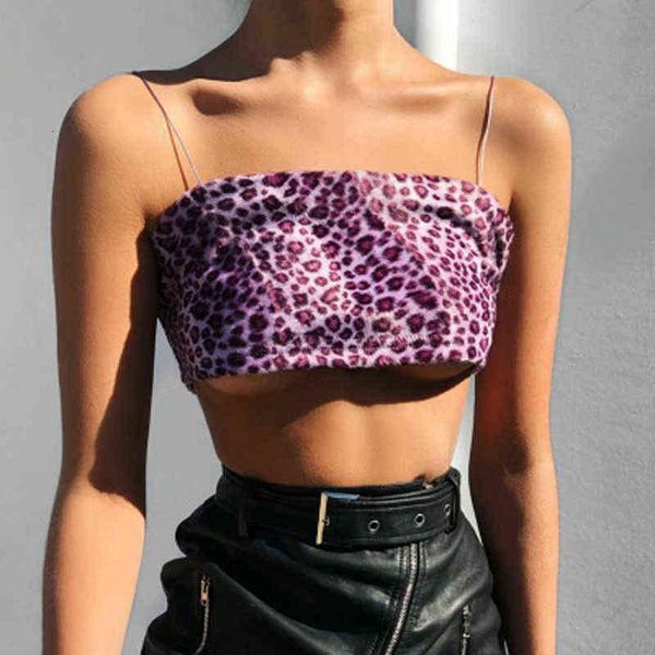 women leopard camisole crop summer lady slim strappy square collar printing purple tanks pullovers streetwear, White
women leopard camisole crop summer lady slim strappy square collar printing purple tanks pullovers streetwear, White