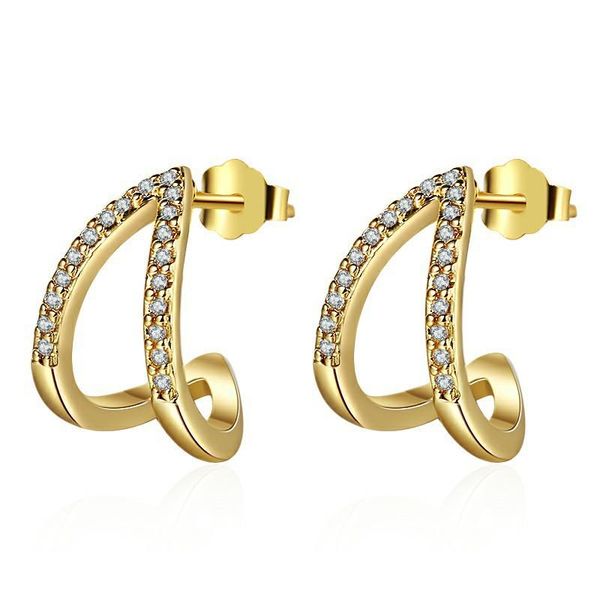 stud brilliant cubic zirconia simple temperament triangle earrings gold for women crystal statement accessories, Golden;silver
stud brilliant cubic zirconia simple temperament triangle earrings gold for women crystal statement accessories, Golden;silver