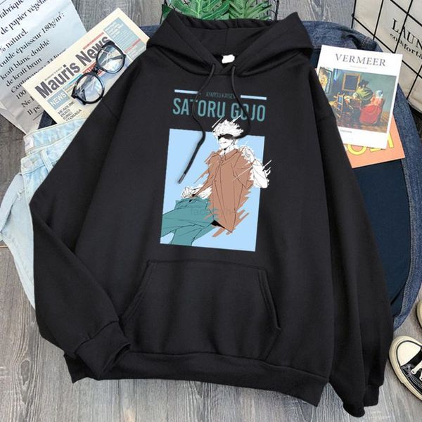 hoodies & men's sweatshirts jujutsu kaisen gojou satoru print man fleece warm autumn spring 2021 pullover male casual loose hoody cotto, Black
hoodies & men's sweatshirts jujutsu kaisen gojou satoru print man fleece warm autumn spring 2021 pullover male casual loose hoody cotto, Black