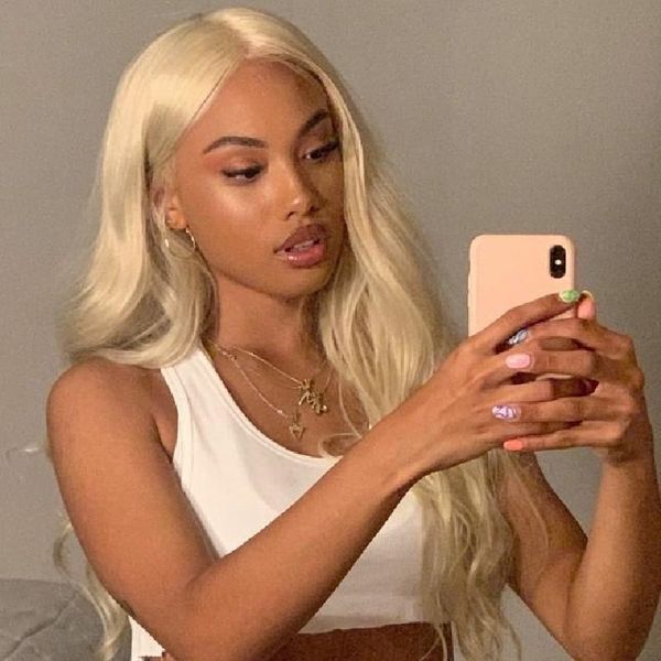 long body wave lace front wig synthetic hair high temperature wigs with natural hairline for women cosplay, Black
long body wave lace front wig synthetic hair high temperature wigs with natural hairline for women cosplay, Black