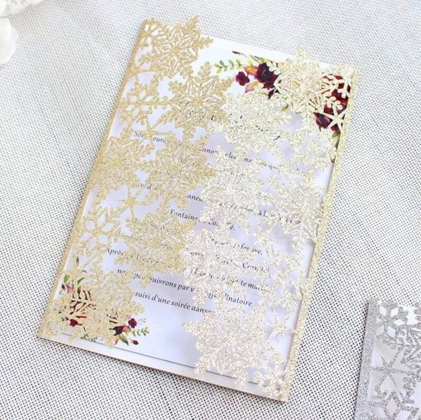greeting cards 50sets elegant lace wedding invitations card laser cut snowflake christmas event party supplies
greeting cards 50sets elegant lace wedding invitations card laser cut snowflake christmas event party supplies