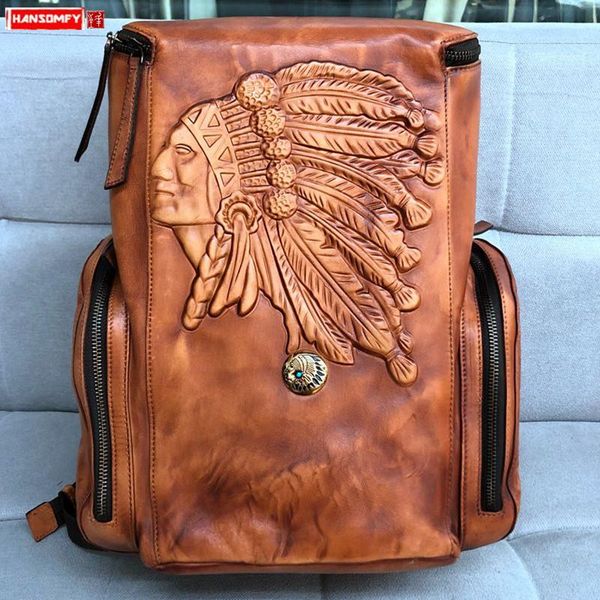 backpack vintage leather men's casual computer bag men travel backpacks schoolbag retro simple polishing old distressed
backpack vintage leather men's casual computer bag men travel backpacks schoolbag retro simple polishing old distressed