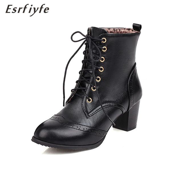 boots esrfiyfe 2021 fashion women ankle thick heel round toe ladies shoes party dancing basic pu leather girls, Black
boots esrfiyfe 2021 fashion women ankle thick heel round toe ladies shoes party dancing basic pu leather girls, Black